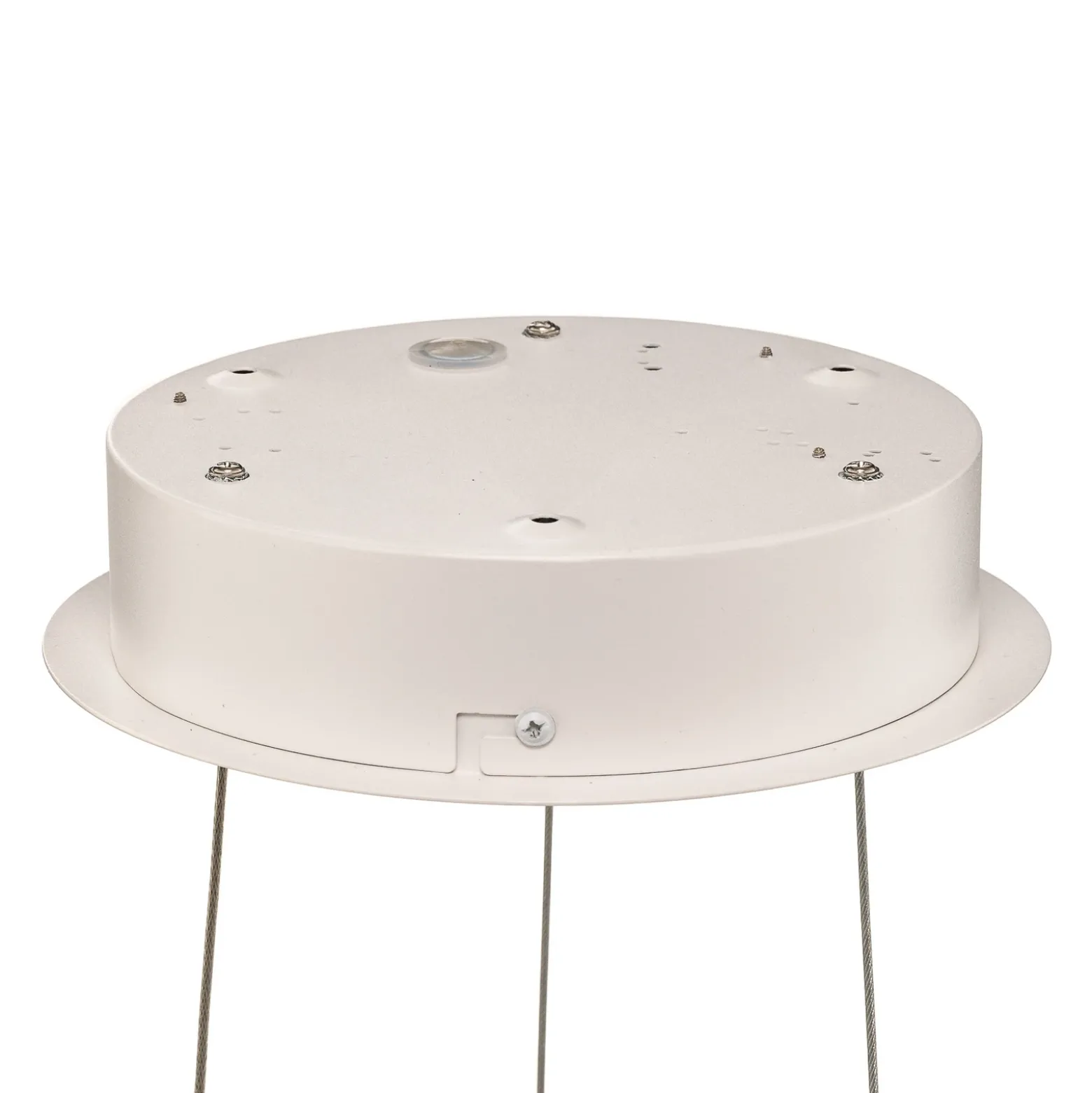 Lámpara colgante LED Arcchio Albiona, blanca, 1 anillo, Ø 60 cm