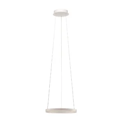 Lámpara colgante LED Arcchio Albiona, blanca, 1 anillo, Ø 40 cm