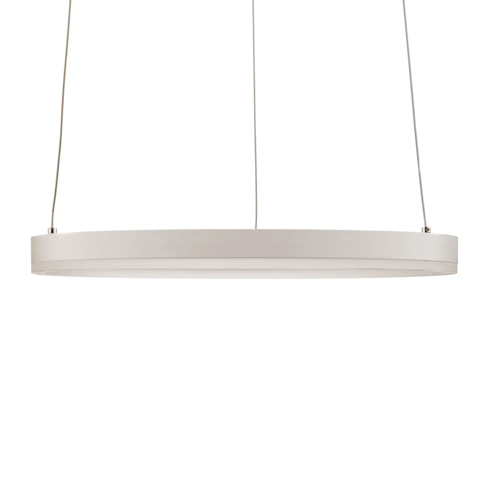Lámpara colgante LED Arcchio Albiona, blanca, 1 anillo, Ø 40 cm