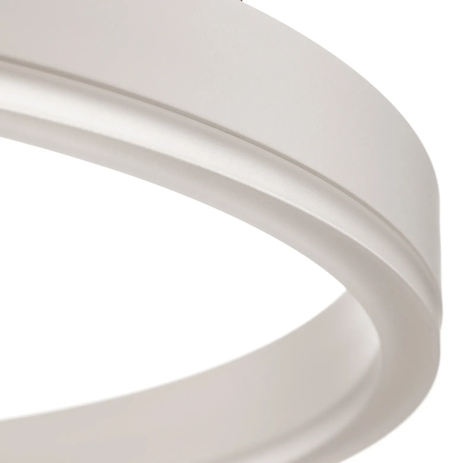 Lámpara colgante LED Arcchio Albiona, blanca, 1 anillo, Ø 40 cm