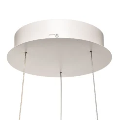 Lámpara colgante LED Arcchio Albiona, blanca, 1 anillo, Ø 40 cm