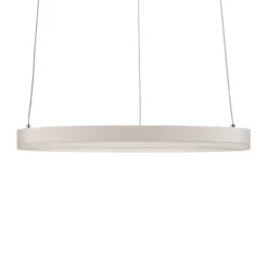 Lámpara colgante LED Arcchio Albiona, blanca, 1 anillo, Ø 40 cm