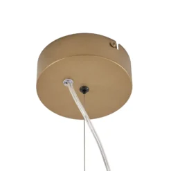 Lámpara colgante LED Ariadne de Lucande, Ø 57 cm, dorado mate, 20 lámparas.
