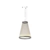 Lámpara colgante LED ARRAY de Vibia, beige, 71 x 55 cm, cono 927, atenuable