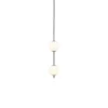 Lámpara colgante LED Audrey de UMAGE, color acero, 2 luces, Ø 12 cm