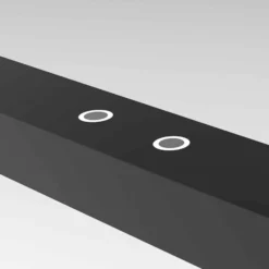 Lámpara colgante LED Bande, arriba/abajo, negra, 120 cm, CCT, atenuador