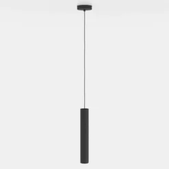 Lámpara colgante LED Barbotto en negro/oro, 1 luz