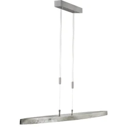 Lámpara colgante LED Colmar, CCT, níquel, 106 cm