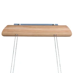 Lámpara colgante LED Colombia S, roble natural