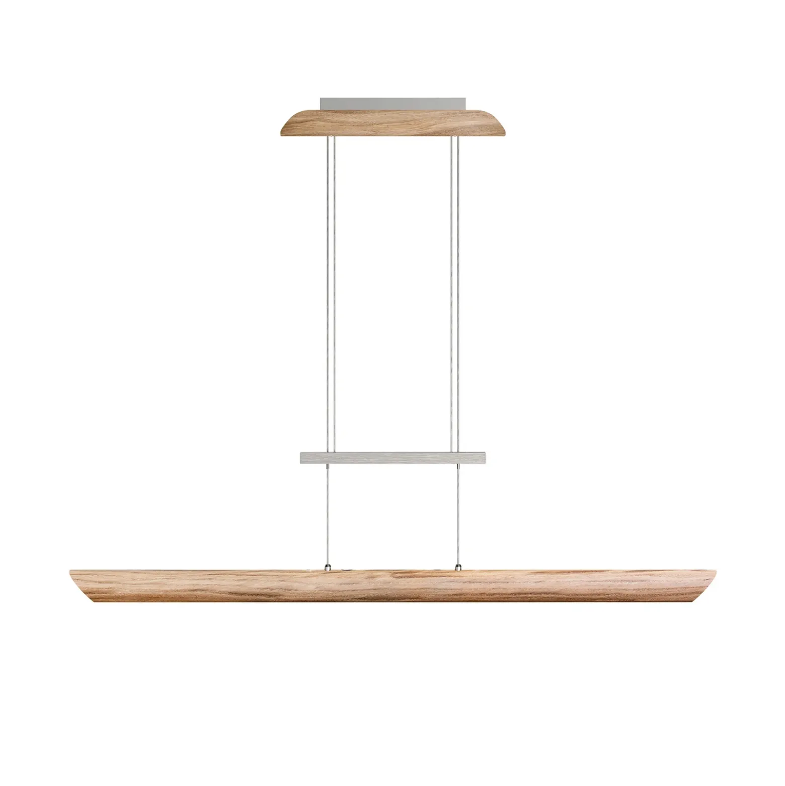 Lámpara colgante LED Colombia S, roble natural