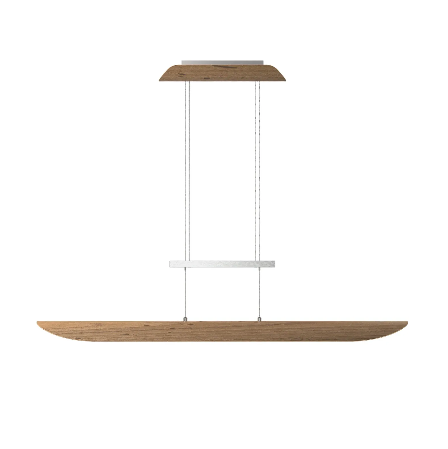 Lámpara colgante LED Colombia XL, roble nudoso