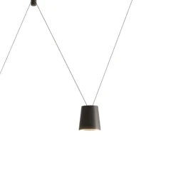 lámpara colgante LED de diseño Sling de kdln, 2700 K, 1 luz, negro
