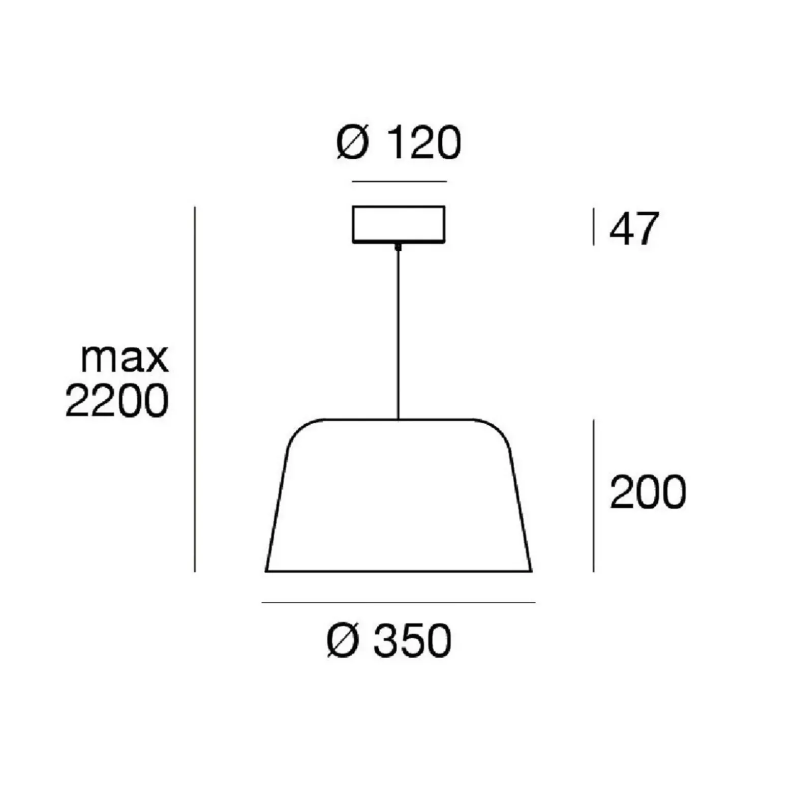 Lámpara colgante LED Delfi_P, negra, Ø 35 cm, metal
