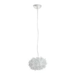 Lámpara colgante LED diseño Bloom 28cm traslúcido