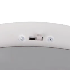 Lámpara colgante LED Flynt, Ø 42 cm, color cromo, metal CCT 3 luces.