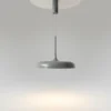 Lámpara colgante LED Gerhard de Maytoni, Ø 40 cm, gris, metal