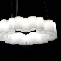 lámpara colgante LED Honey, atenuable, redonda, 58 cm
