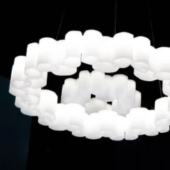 lámpara colgante LED Honey, atenuable, redonda, 58 cm