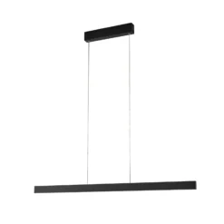 Lámpara colgante LED inteligente Lucande Mylosh, negra, CCT, Tuya