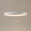 Lámpara colgante LED inteligente Niseko II, Ø 50 cm, blanca, CCT, atenuable