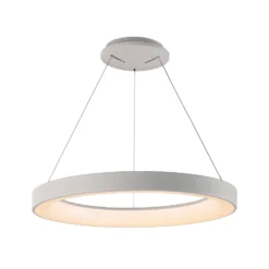 Lámpara colgante LED inteligente Niseko II, Ø 50 cm, blanca, CCT, atenuable