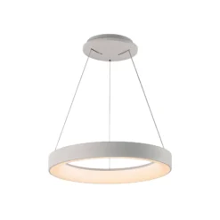 Lámpara colgante LED inteligente Niseko II, Ø 38 cm, blanca, CCT, atenuable