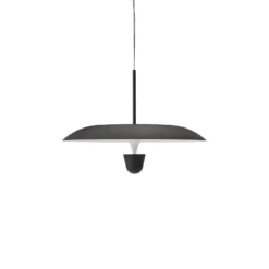 Lámpara colgante LED «Kantarell» de New Works, Ø 55 cm, negra