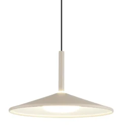 Lámpara colgante LED Lampone, color arena, longitud 95 cm, metal, 3 luces.