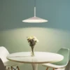 Lámpara colgante LED Lampone, color arena, Ø 47 cm, metal, Soft-Lift