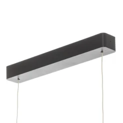 Lámpara colgante LED Lento de Paulmann, negra, 100 cm, luz hacia arriba/abajo,