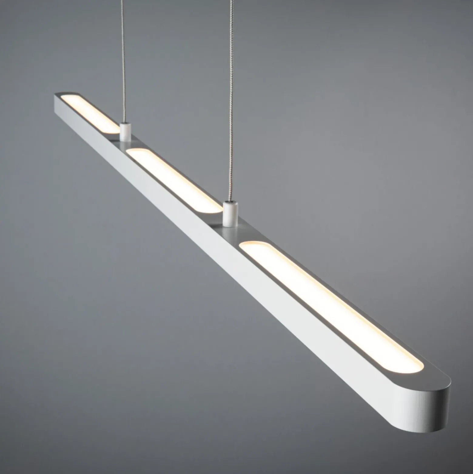 Lámpara colgante LED Lento de Paulmann, blanca, 100 cm, luz hacia arriba/abajo,