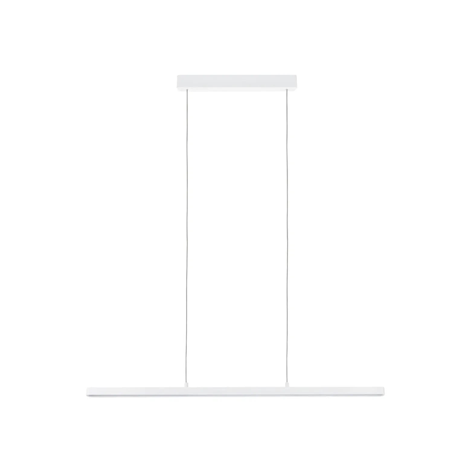 Lámpara colgante LED Lento de Paulmann, blanca, 100 cm, luz hacia arriba/abajo,