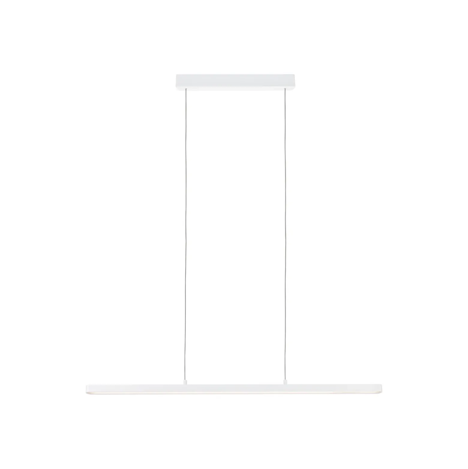 Lámpara colgante LED Lento de Paulmann, blanca, 100 cm, luz hacia arriba/abajo,
