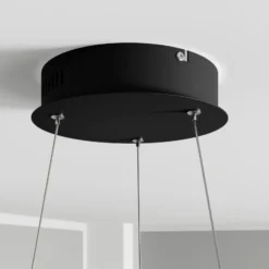Lámpara colgante LED Lindby Davian, color latón, 49 cm, atenuable