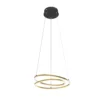 Lámpara colgante LED Lindby Davian, color latón, 49 cm, atenuable