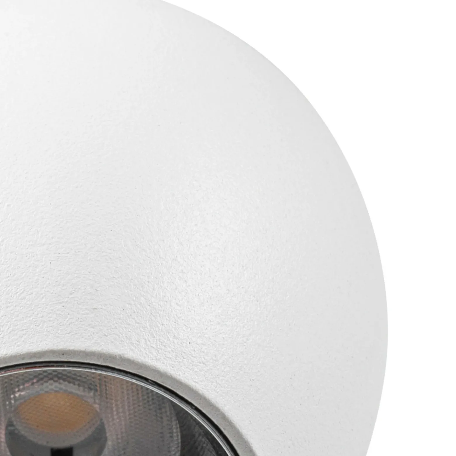 Lámpara colgante LED Lindby Lumaro, blanca, Ø 6,2 cm, 48V, atenuable