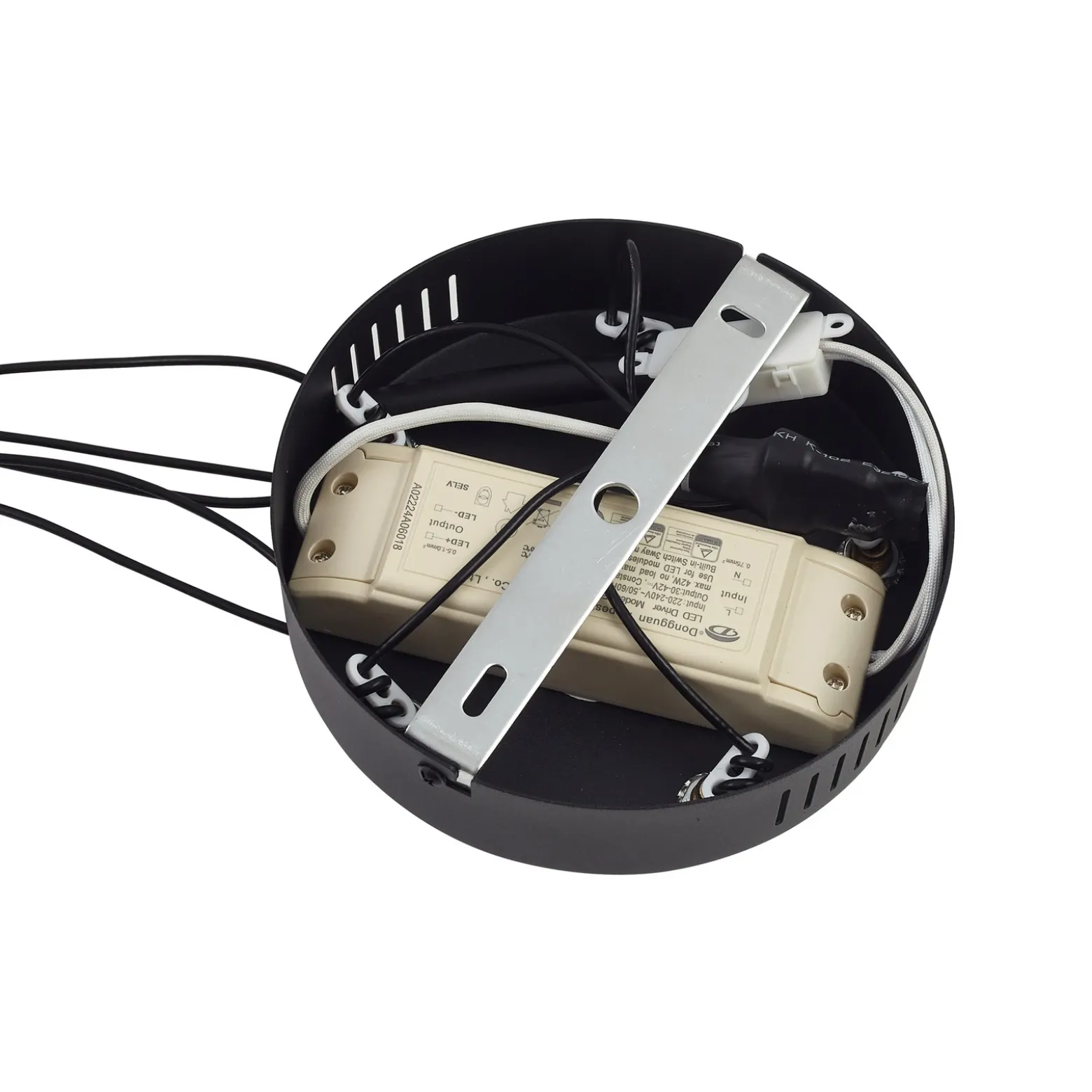 Lámpara colgante LED Lindby Norvind, 10 luces, negro, atenuable.