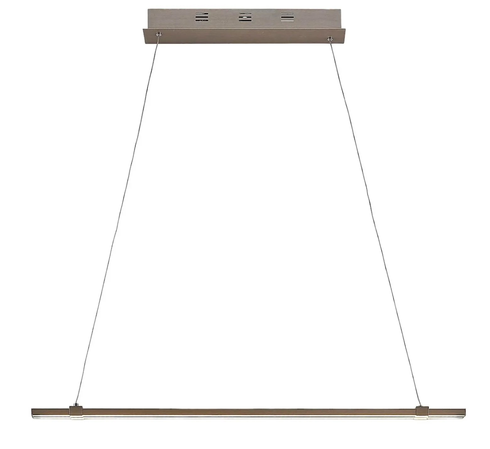 Lámpara colgante LED lineal Tymon, estrecha, extensible