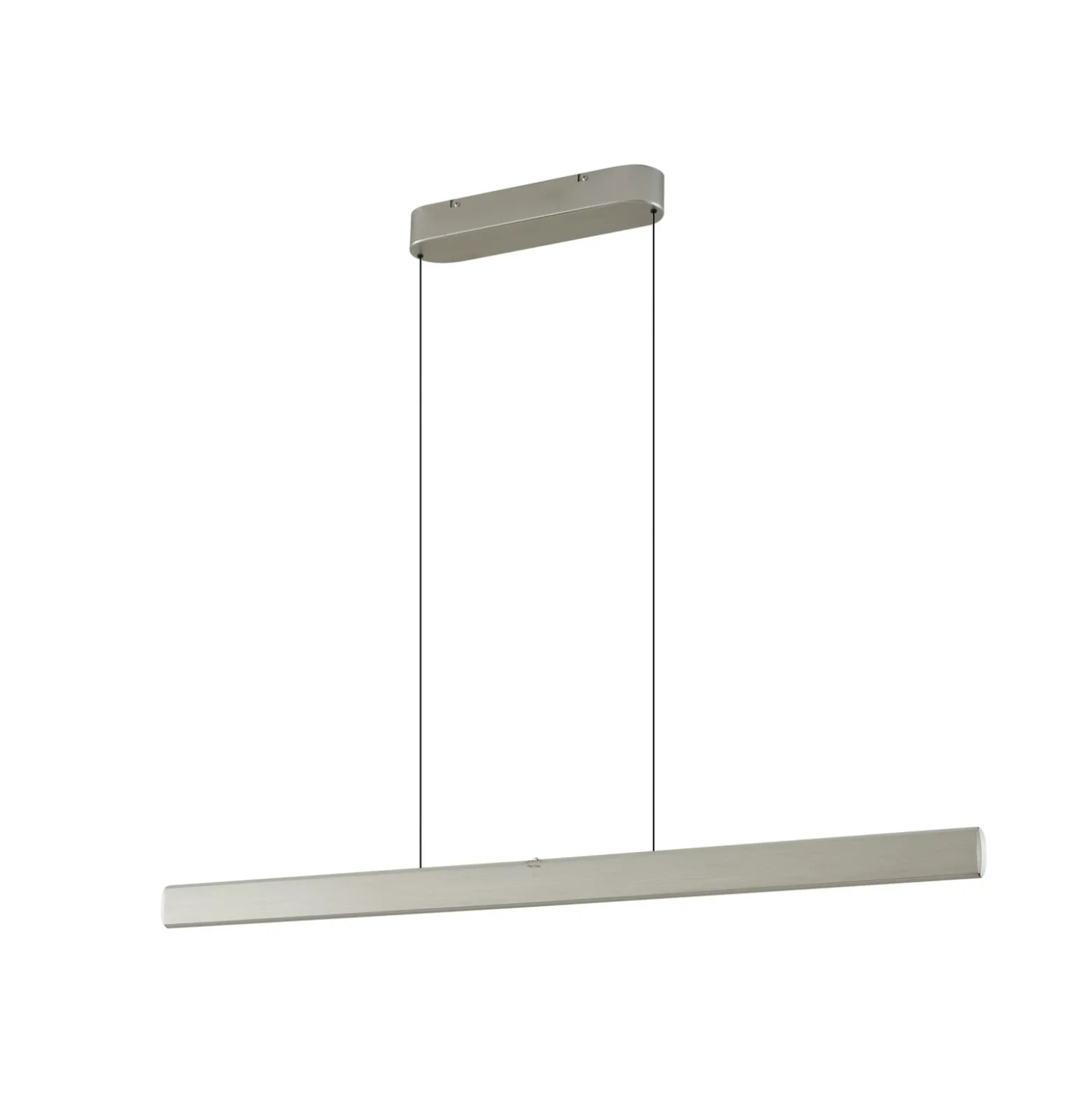 Lámpara colgante LED Lucande Arvon, color aluminio, 117 cm, atenuable, CCT