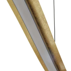 lámpara colgante LED Lucande Alevia, negro/dorado, CCT
