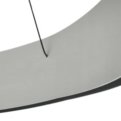 Lámpara colgante LED Lucande Daelor, negro/aluminio, CCT, atenuable