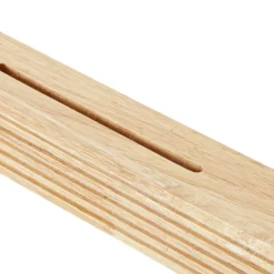 Lámpara colgante LED Lucande Emara, madera clara, roble, CCT
