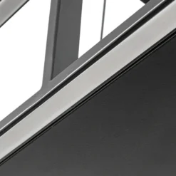 Lámpara colgante LED Lucande Estante, negra, atenuable