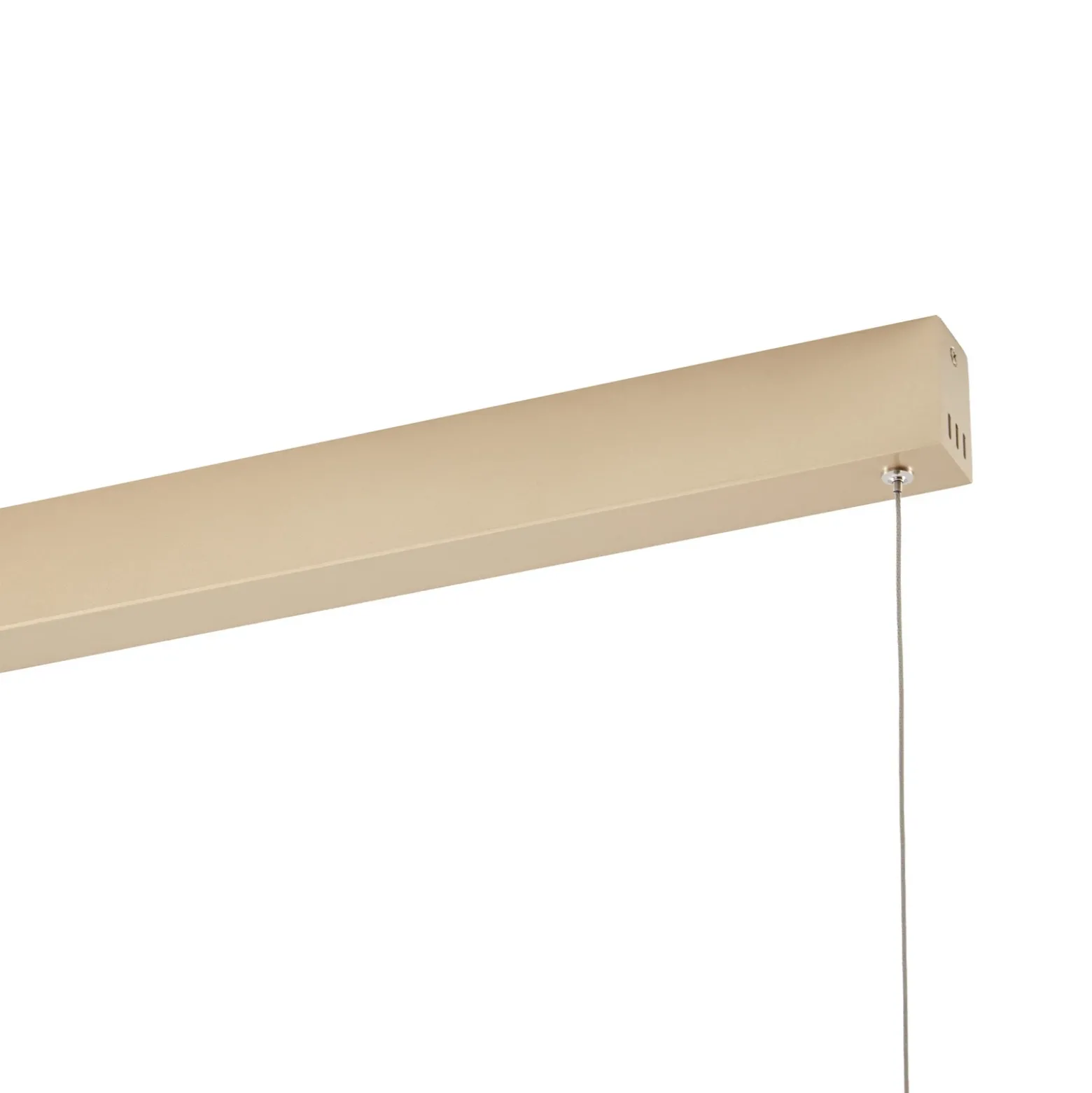 Lámpara colgante LED Lucande Mylosh, dorada, 150 cm, CCT, atenuable