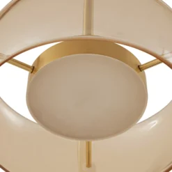 Lámpara colgante LED Lucande Martis, ámbar, 3 luces, atenuable