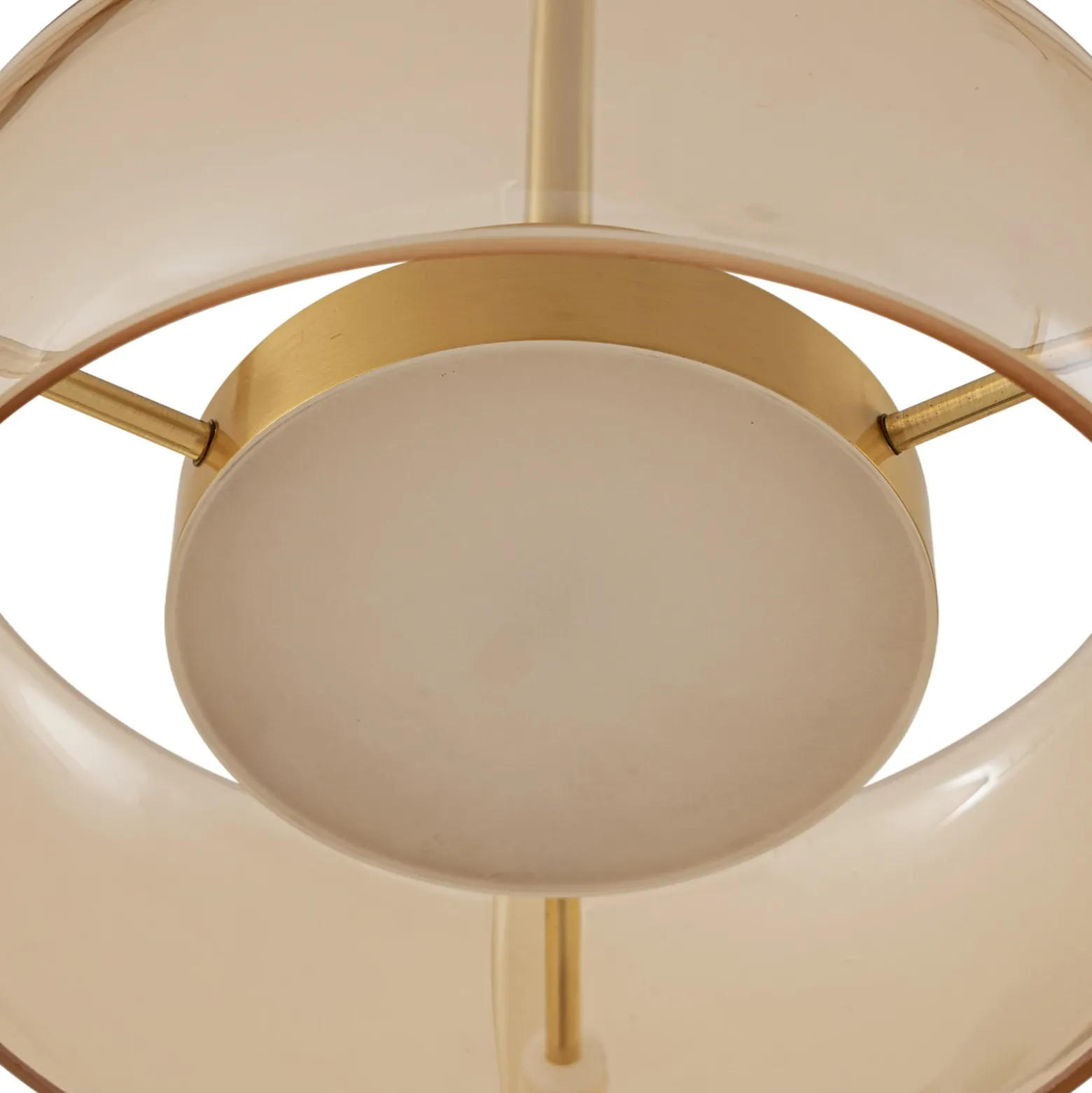 Lámpara colgante LED Lucande Martis, ámbar, 3 luces, atenuable