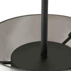 Lámpara colgante LED Lucande Martis, negra, 3 luces, step-dim