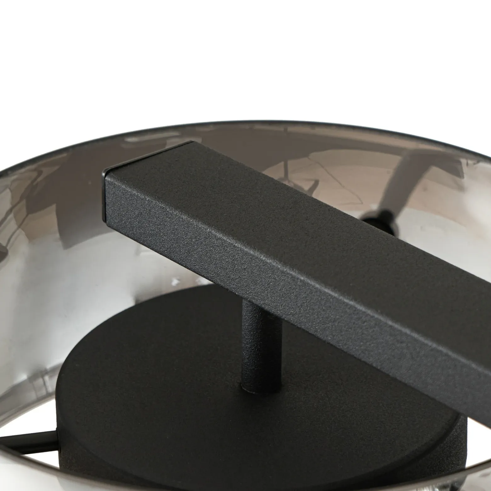 Lámpara colgante LED Lucande Martis, negra, 4 luces, atenuable