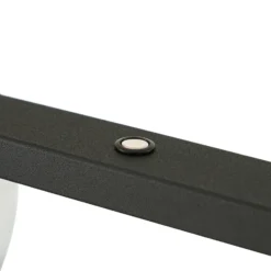 Lámpara colgante LED Lucande Martis, negra, 4 luces, atenuable