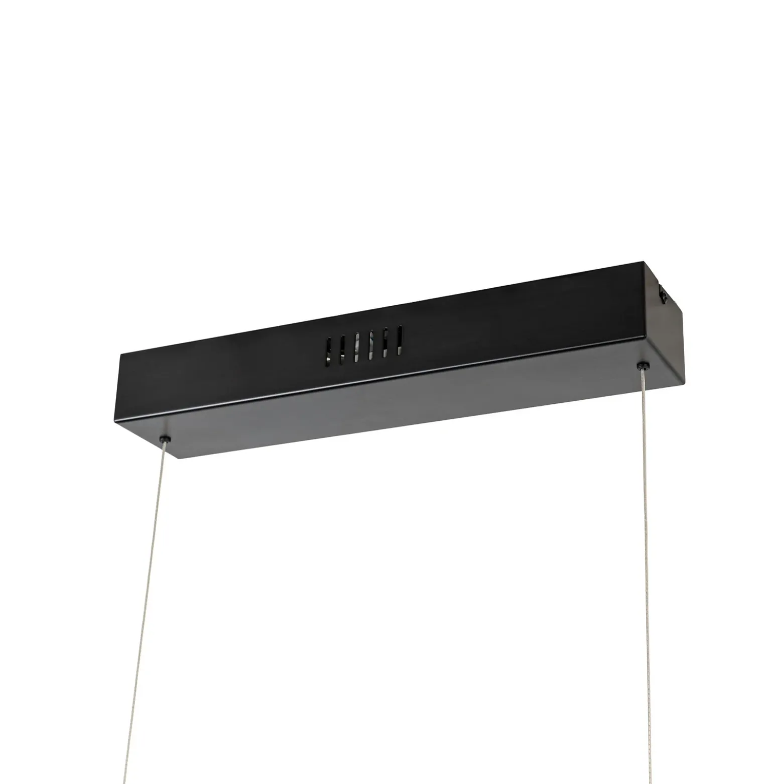 Lámpara colgante LED Lucande Nihalo, nogal, 122 cm, atenuable, CCT